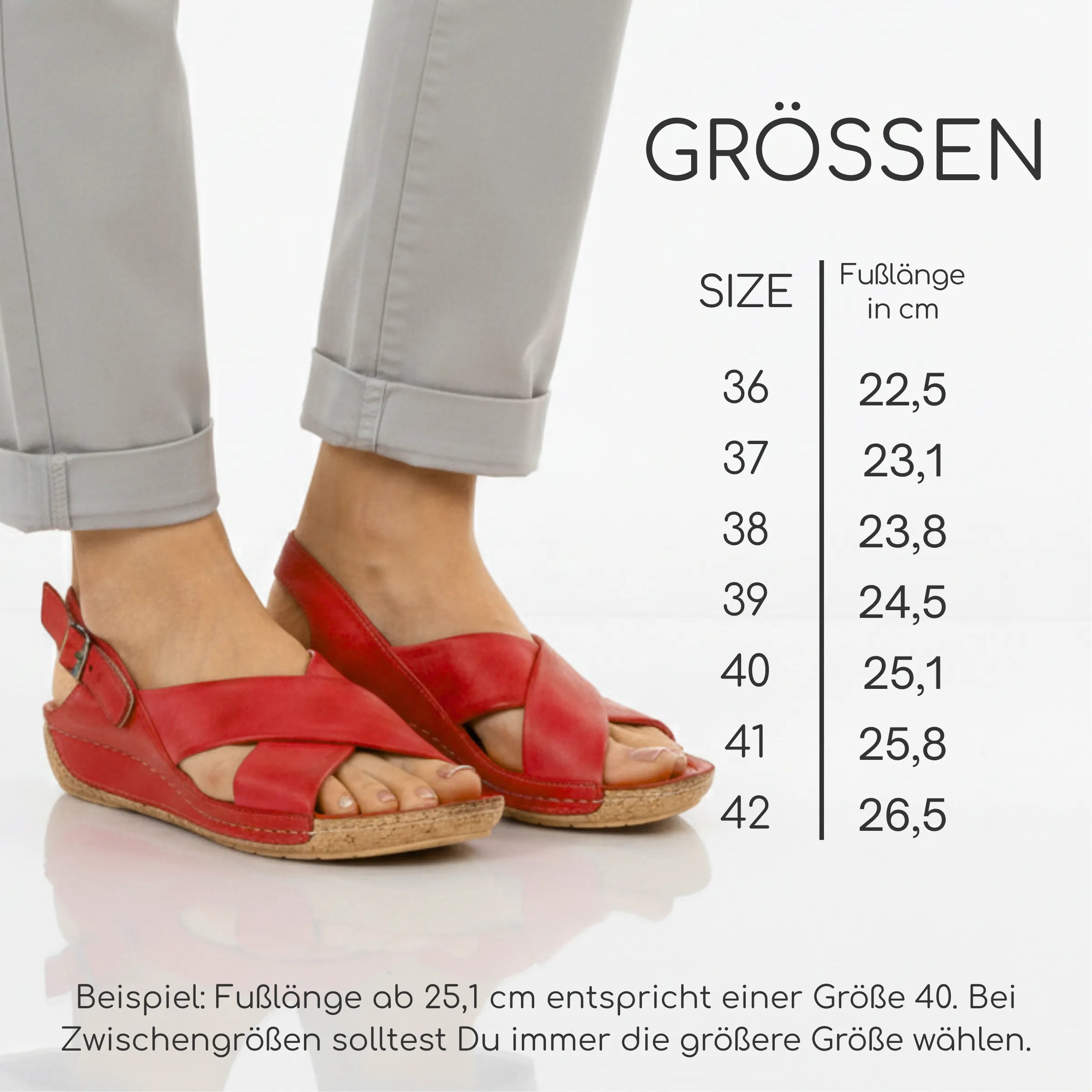 Gemini Damen Sandale rot