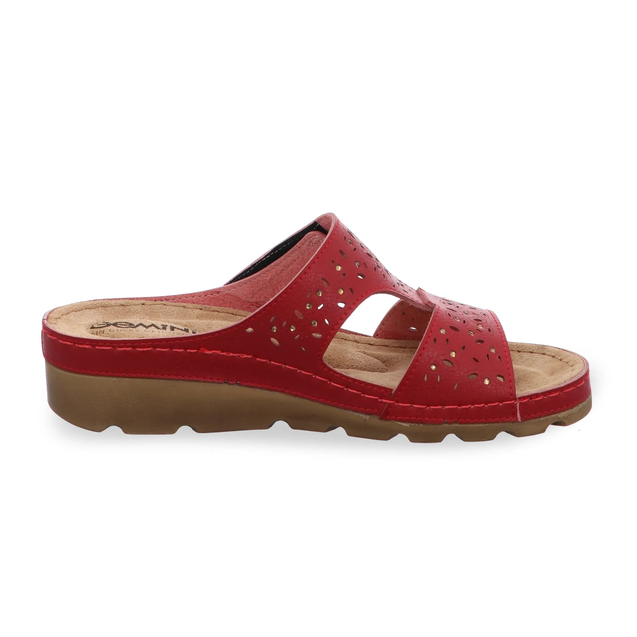 Gemini Damen Pantolette rot - Gemini Schuhe
