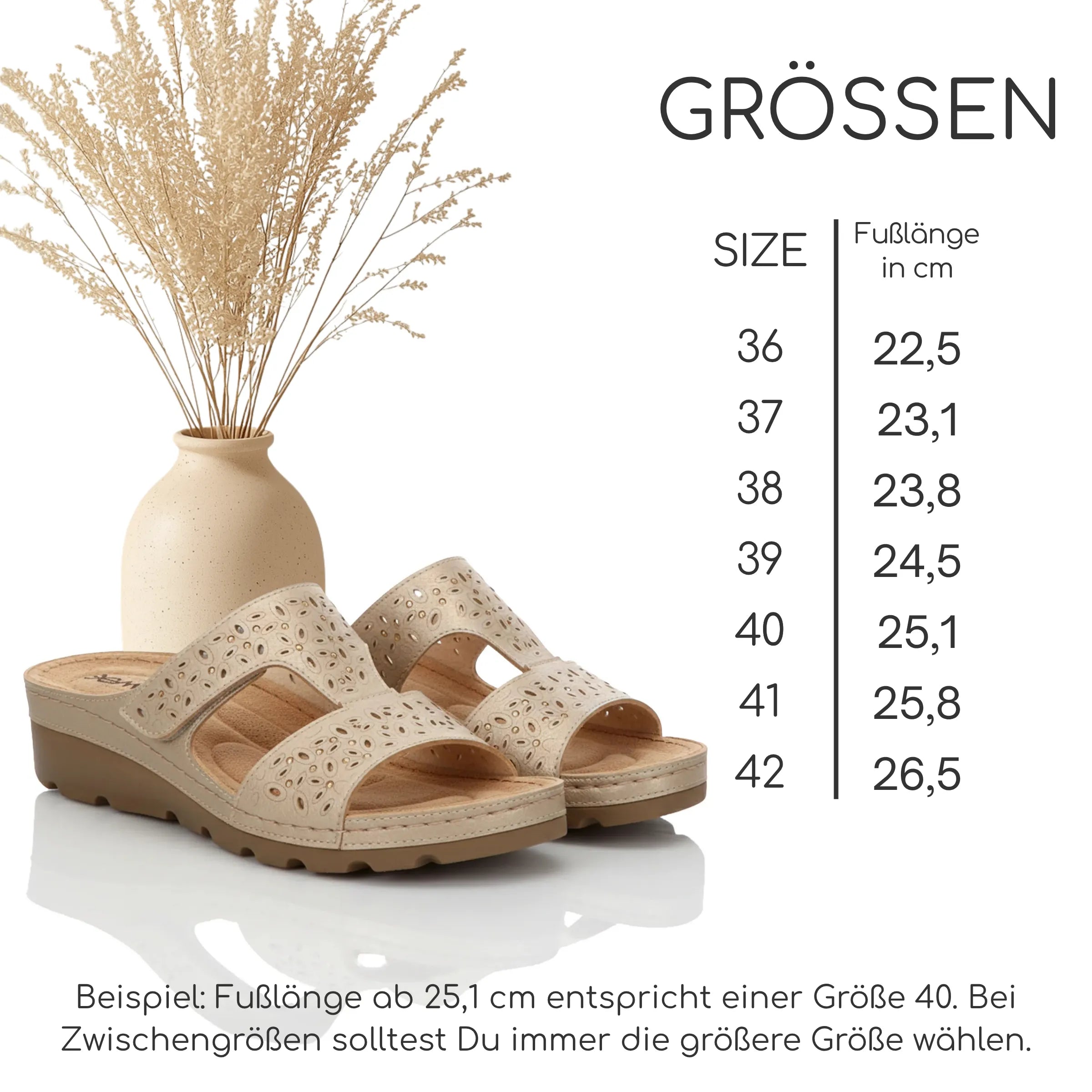 Gemini Damen Pantolette gold - Gemini Schuhe