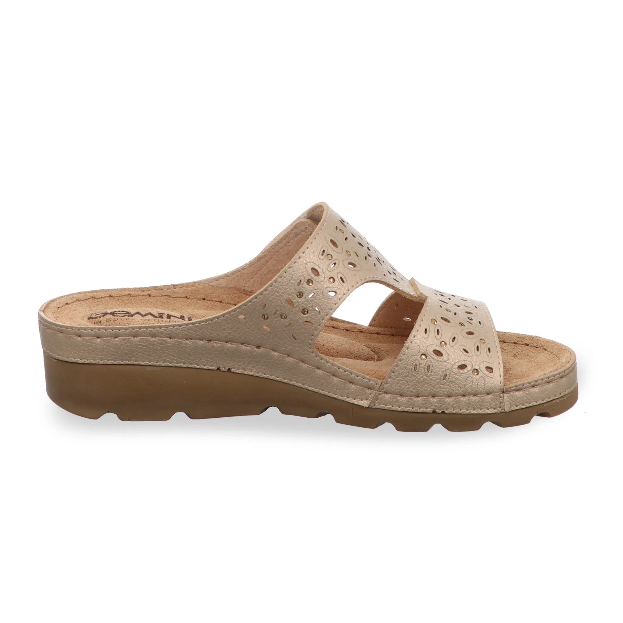 Gemini Damen Pantolette gold - Gemini Schuhe