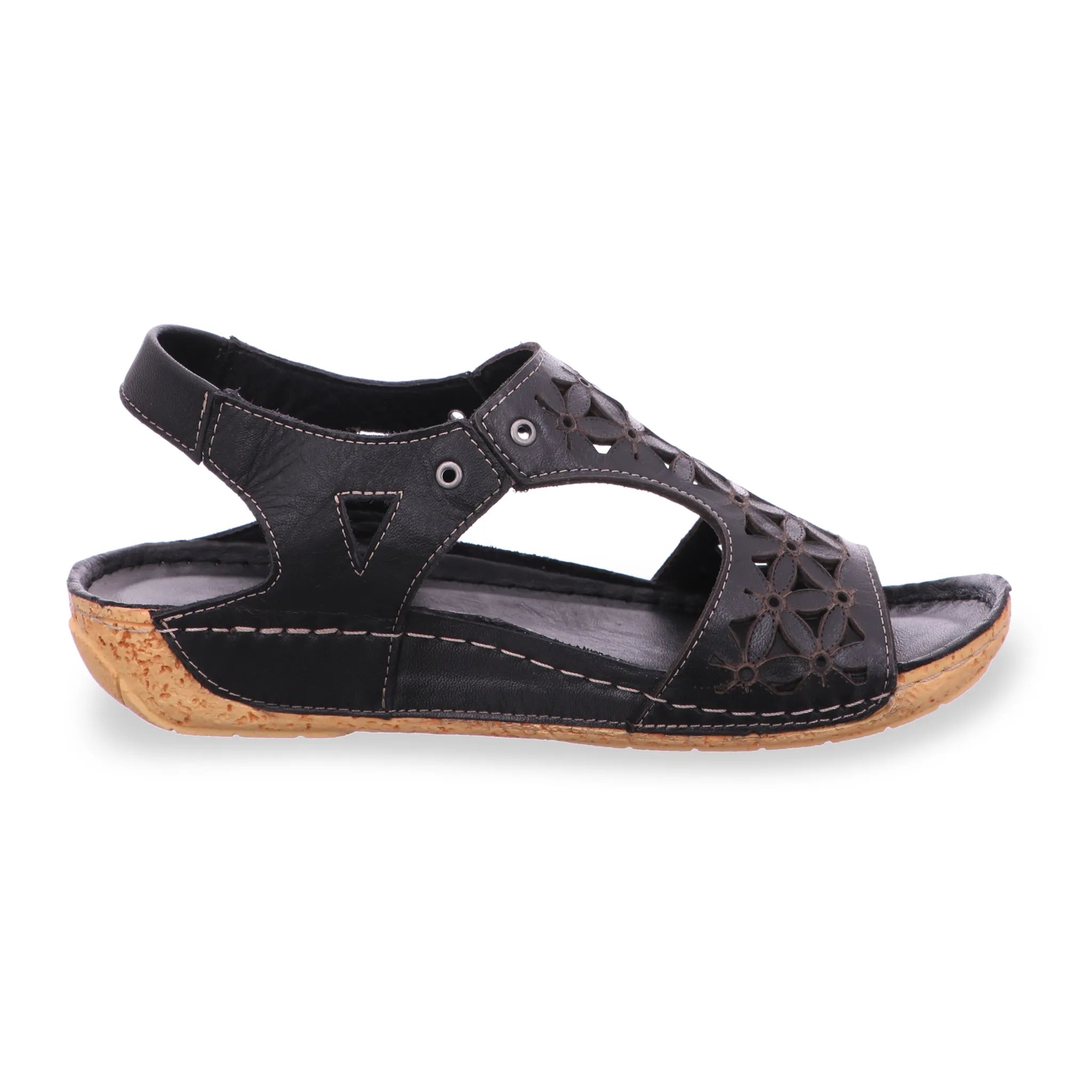 Gemini Damen Sandale schwarz - Gemini Schuhe