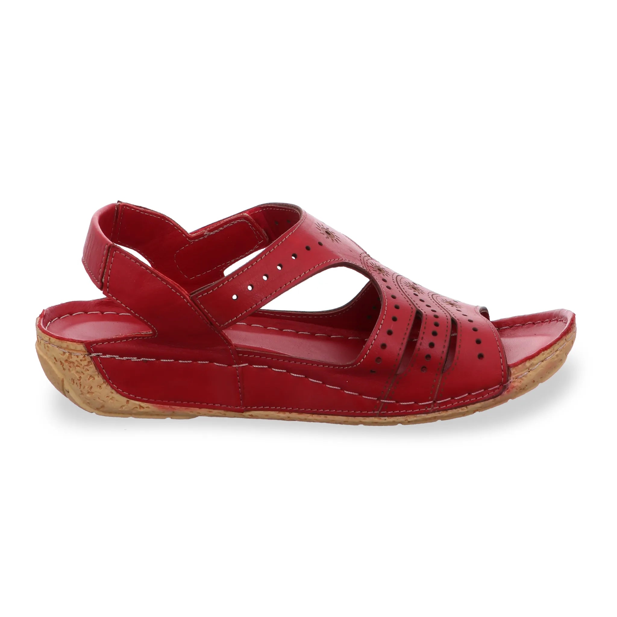 Gemini Damen Sandale rot - Gemini Schuhe