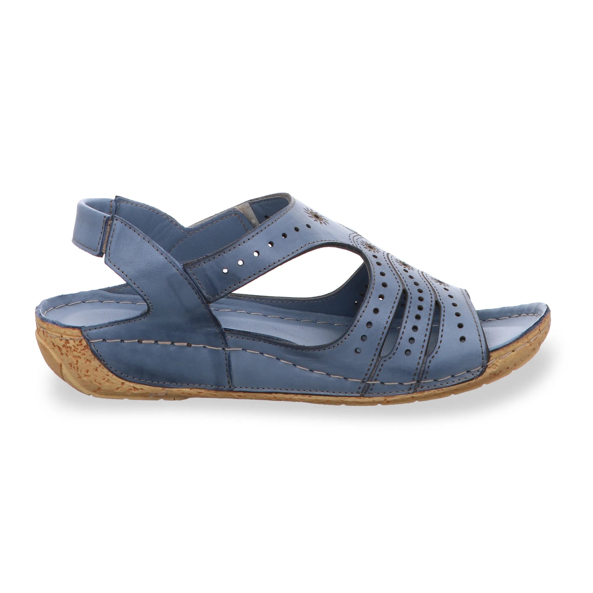 Gemini Damen Sandale blau - Gemini Schuhe