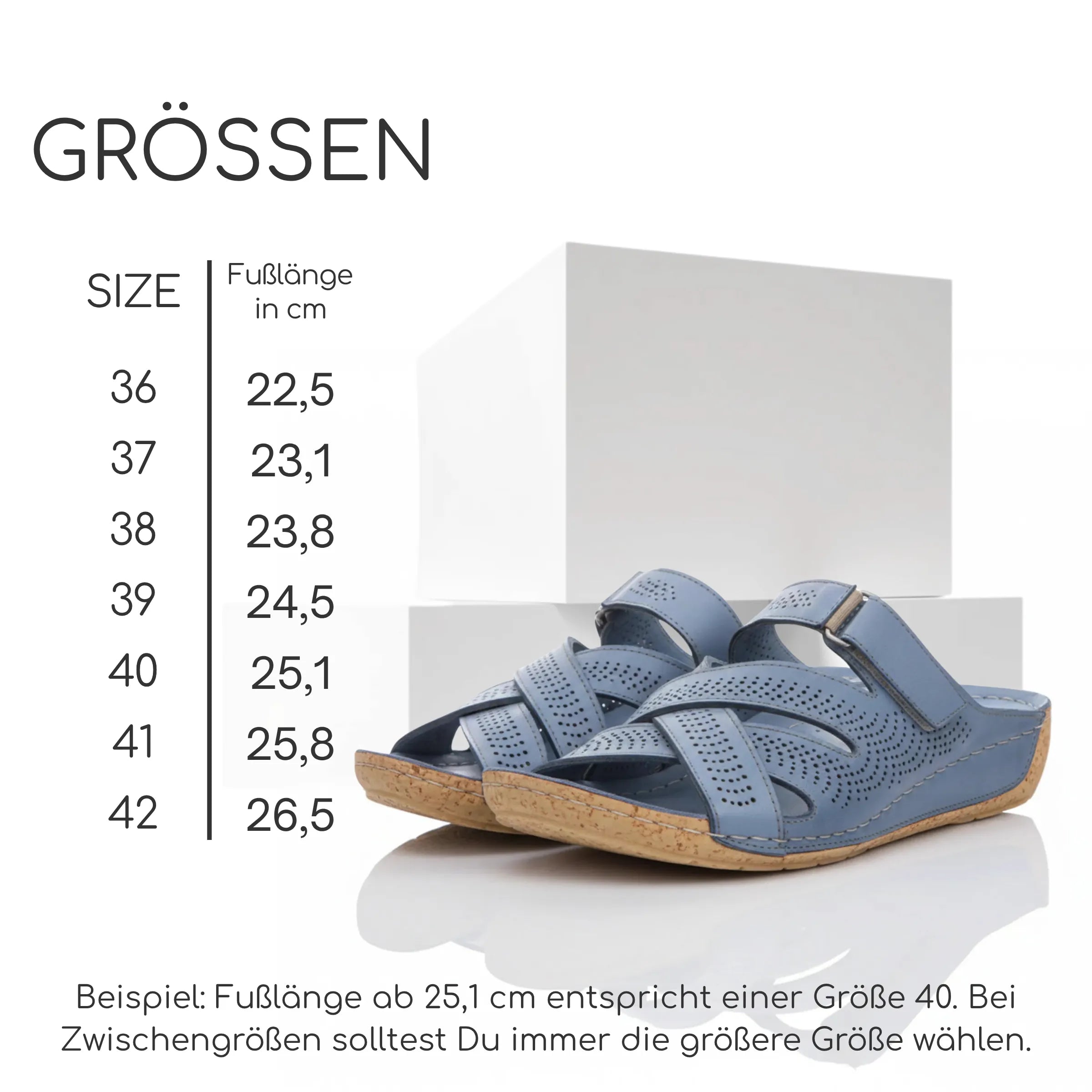 Gemini Damen Pantolette blau - Gemini Schuhe