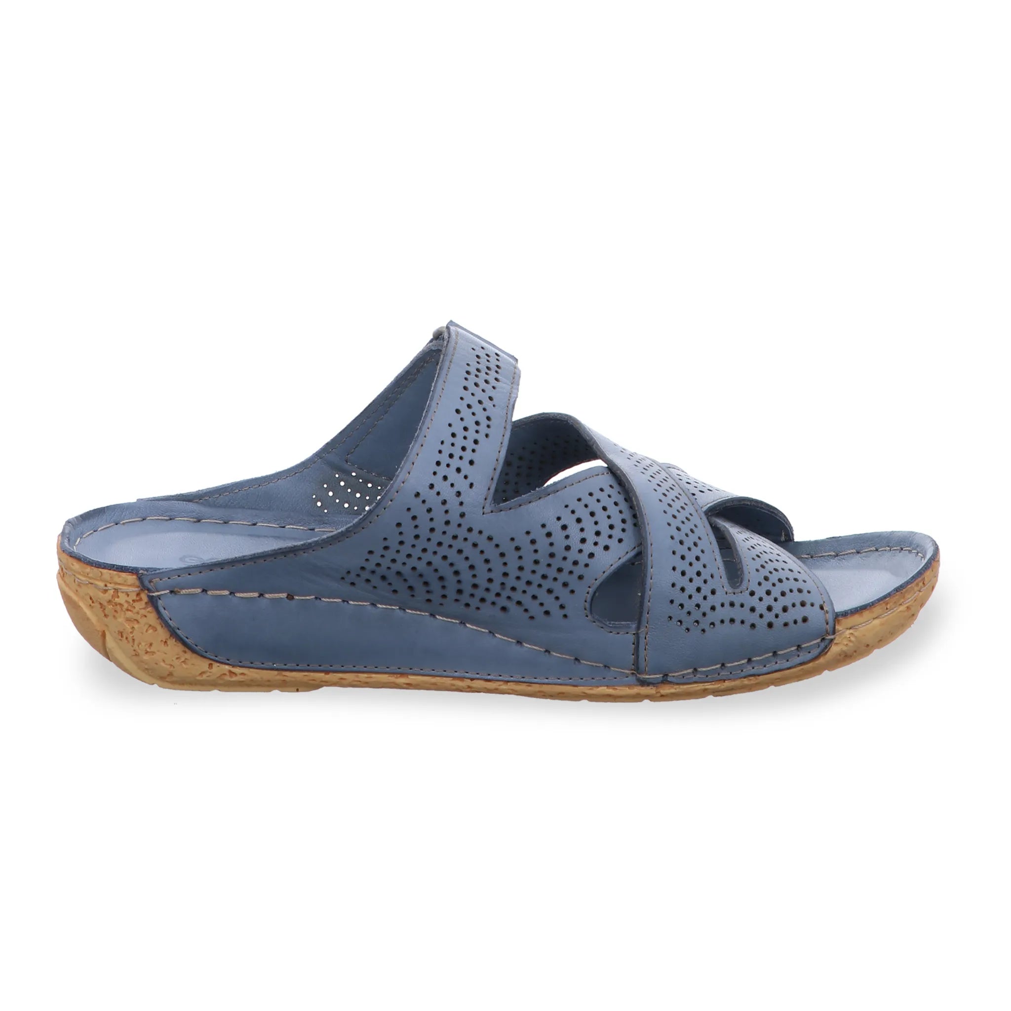 Gemini Damen Pantolette blau - Gemini Schuhe