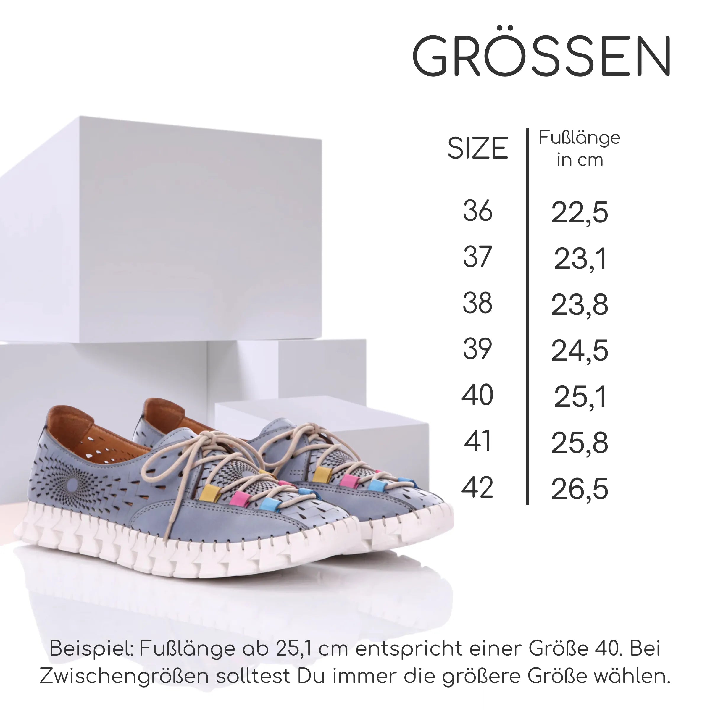 Gemini Damen Schnürschuh blau - Gemini Schuhe