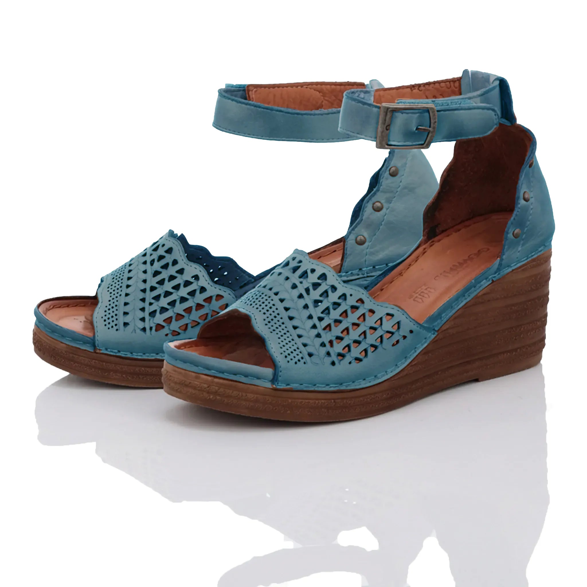 Gemini Damen Sandale blau - Gemini Schuhe