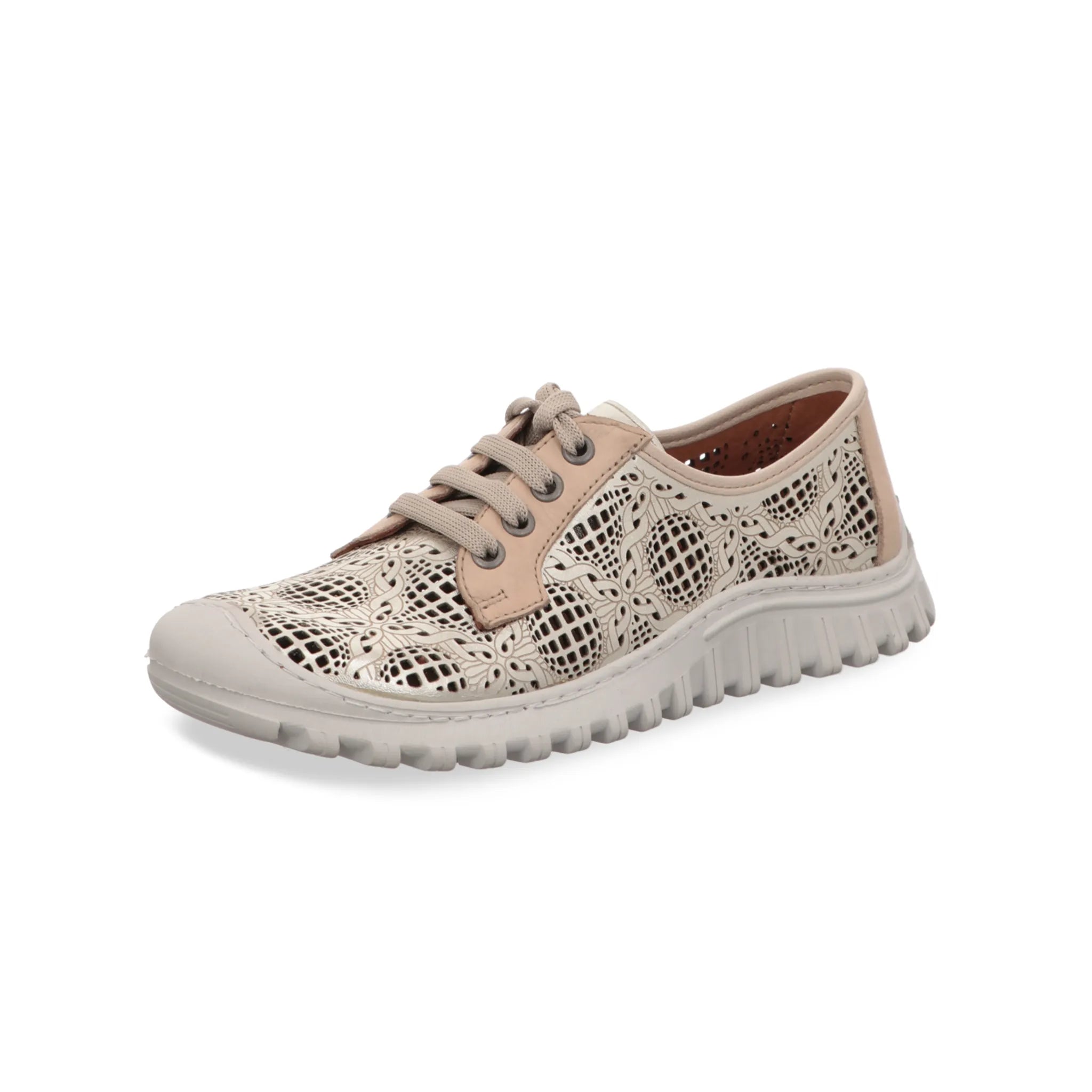 Gemini Damen Schnürschuh gold - Gemini Schuhe