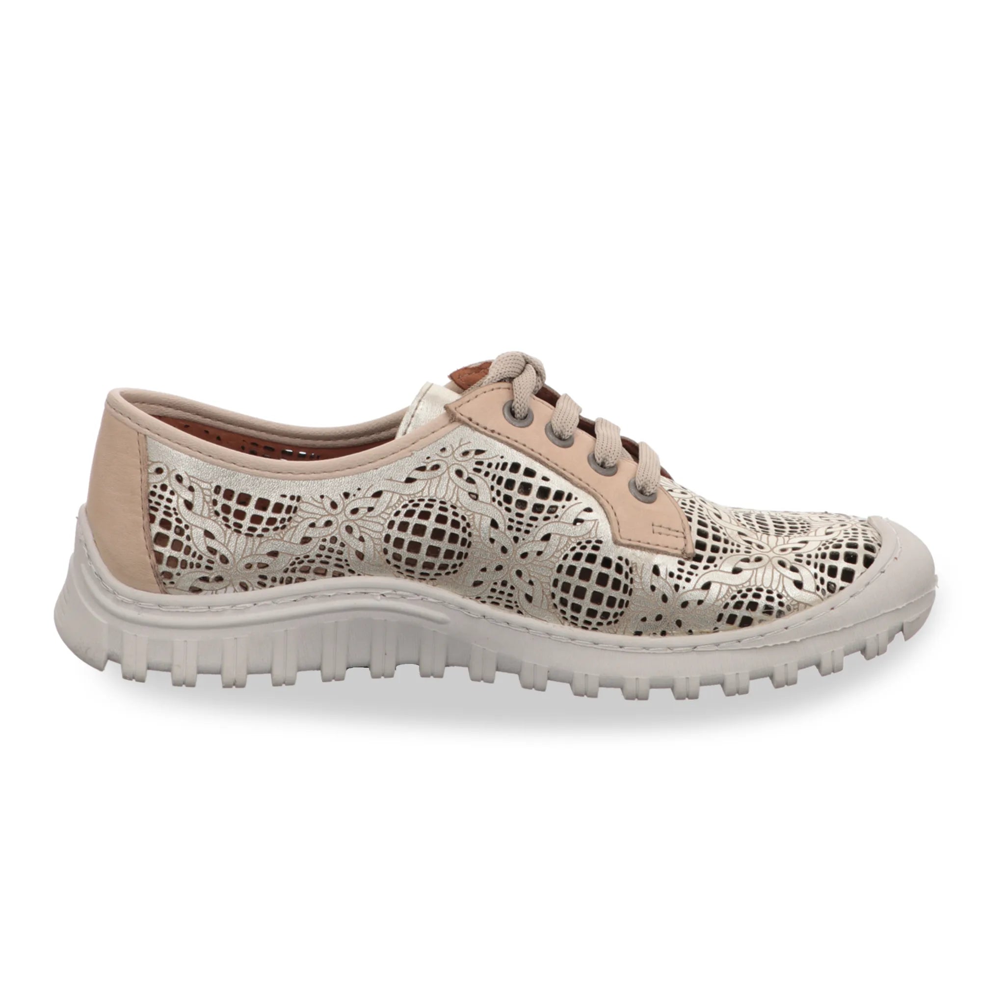 Gemini Damen Schnürschuh gold - Gemini Schuhe