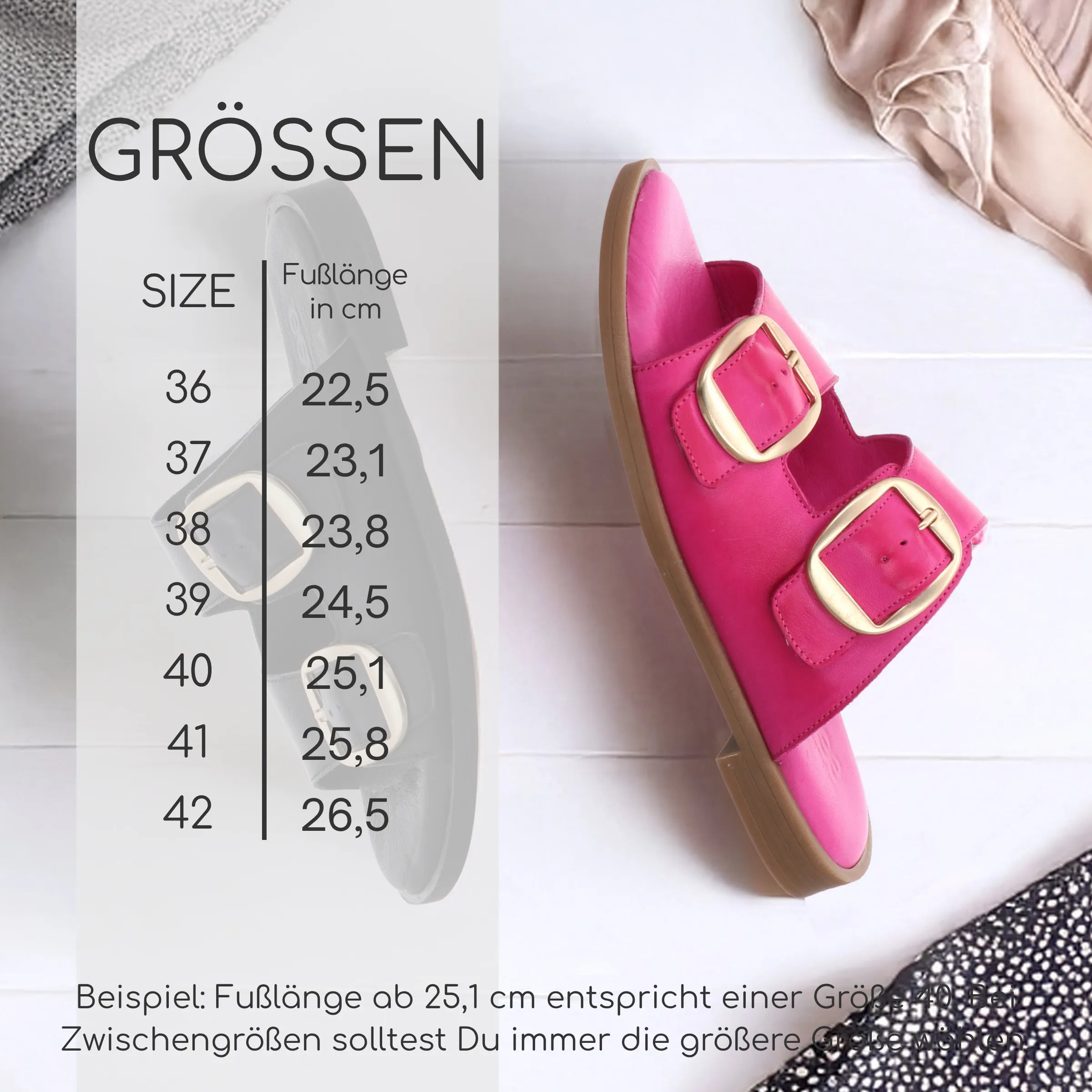 Gemini Damen Pantolette pink - Gemini Schuhe