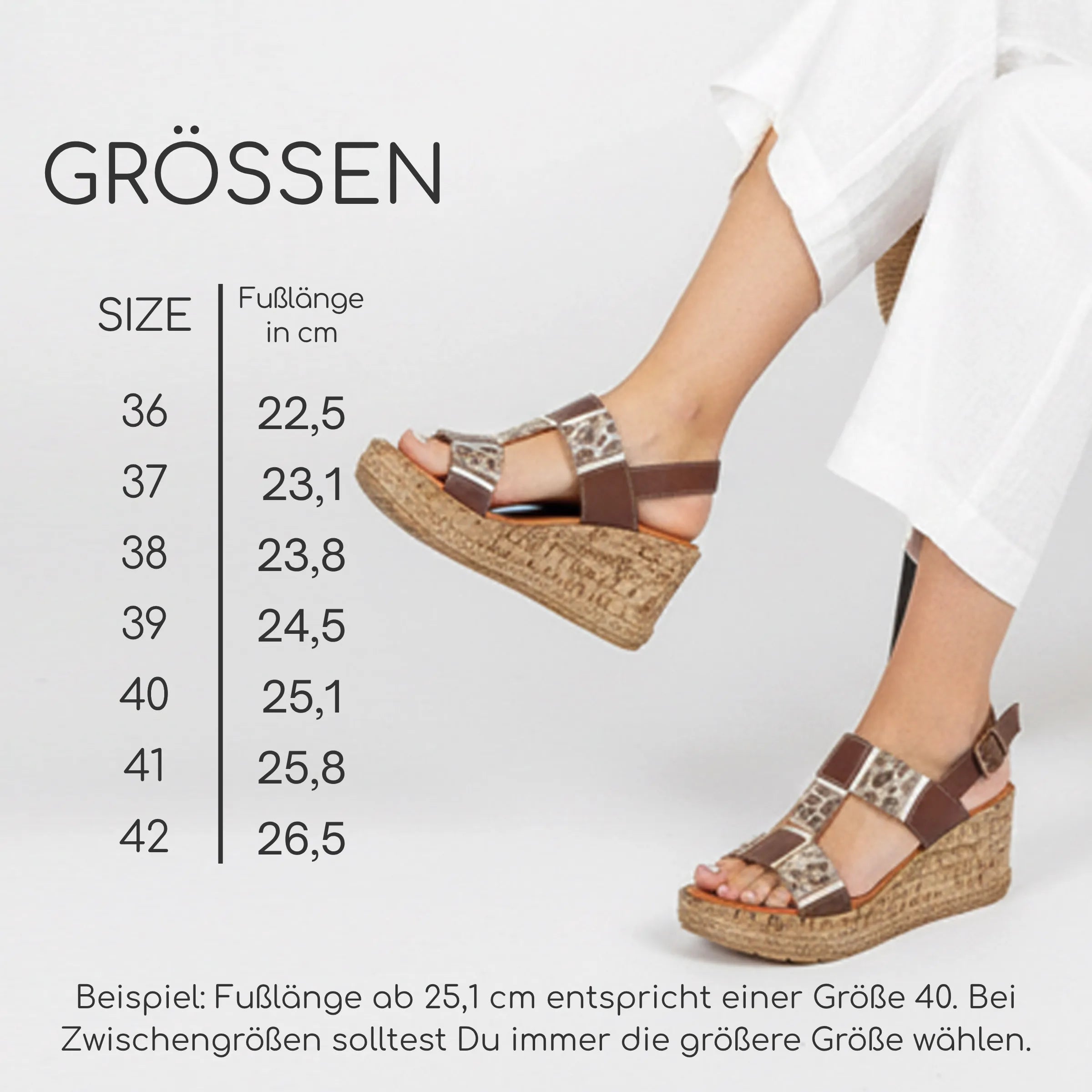 Gemini Damen Sandale beige braun Leo-Optik - Gemini Schuhe