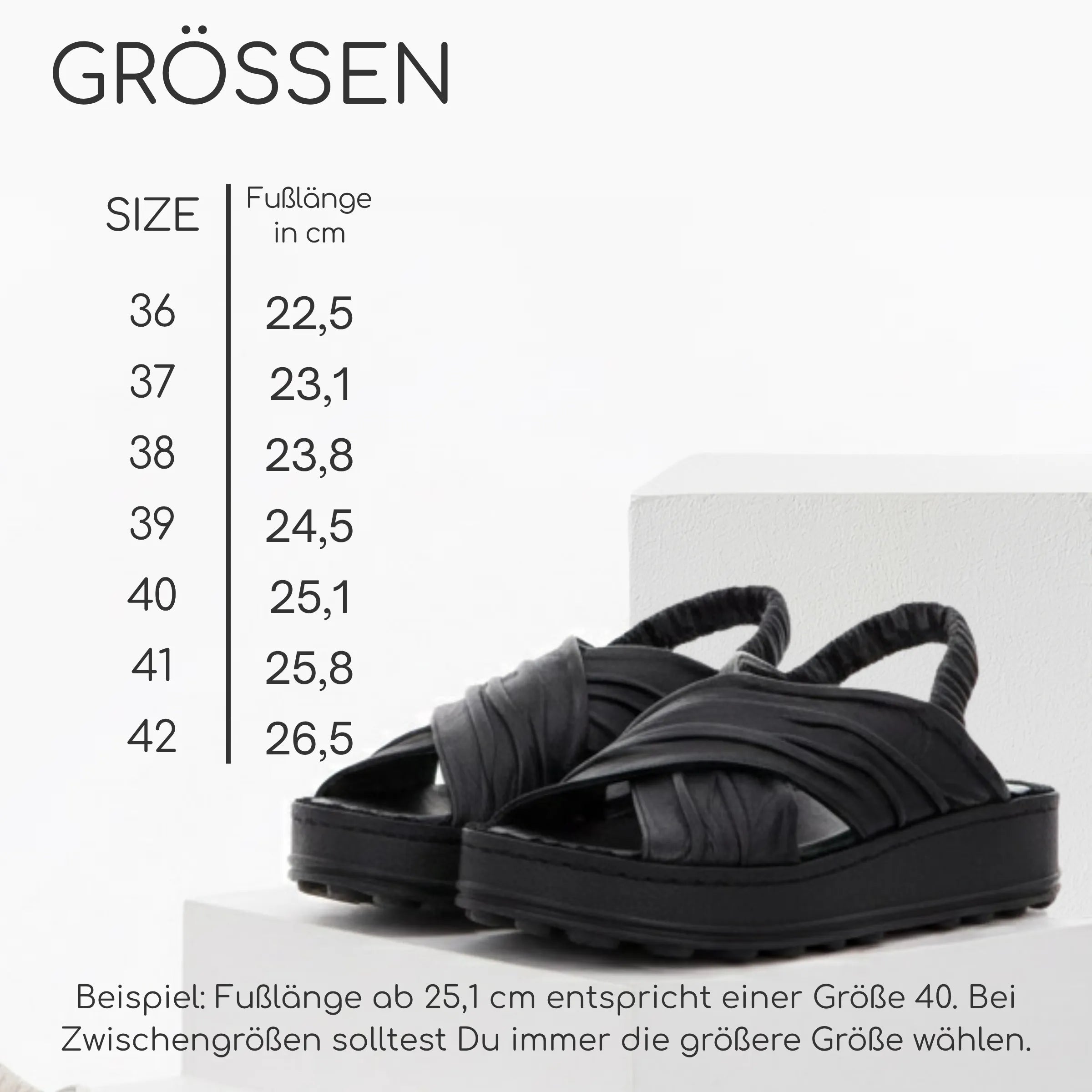 Gemini Damen Sandale schwarz aus Leder mit breiten Riemen und elastischem Verschluss