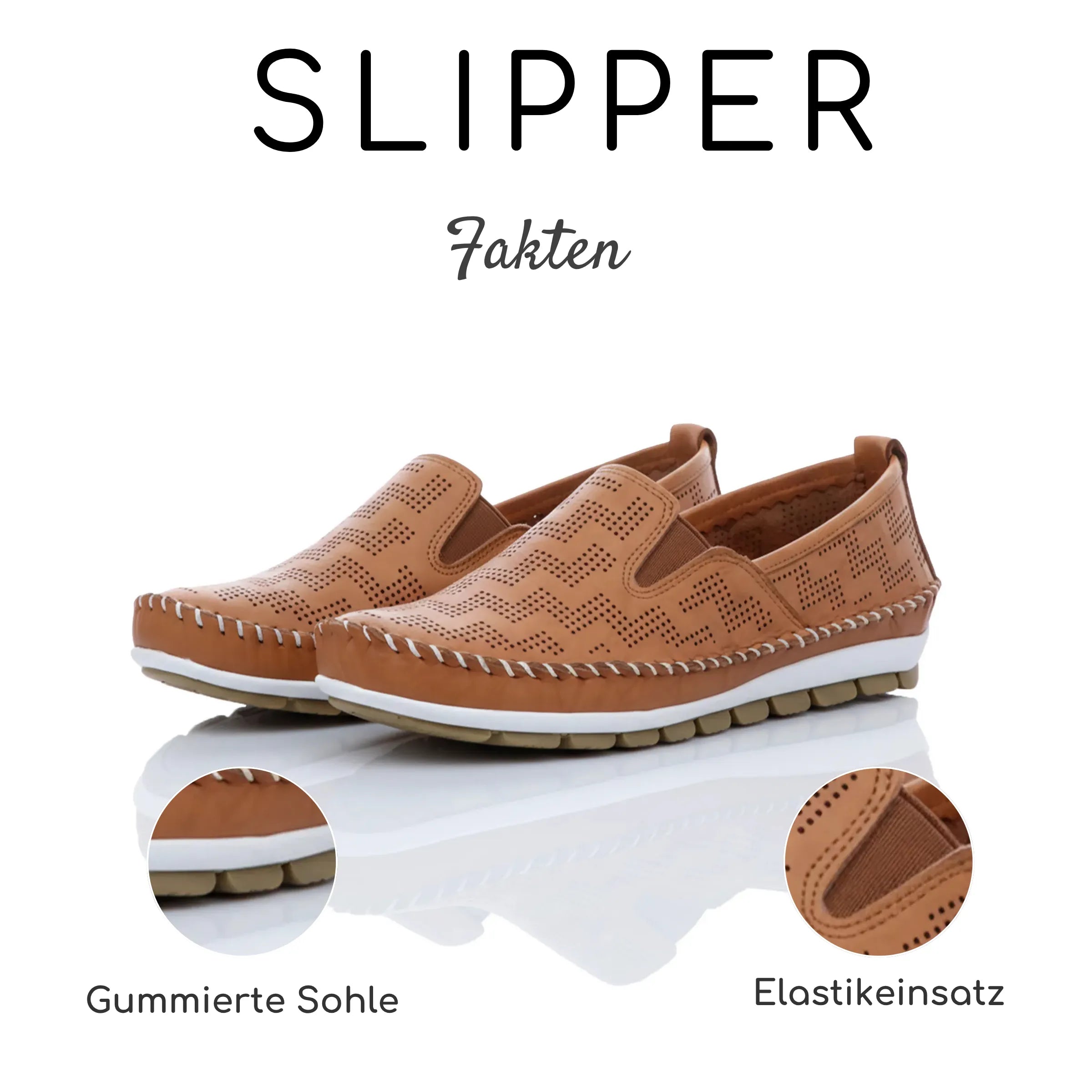 Gemini Damen Slipper braun - Gemini Schuhe