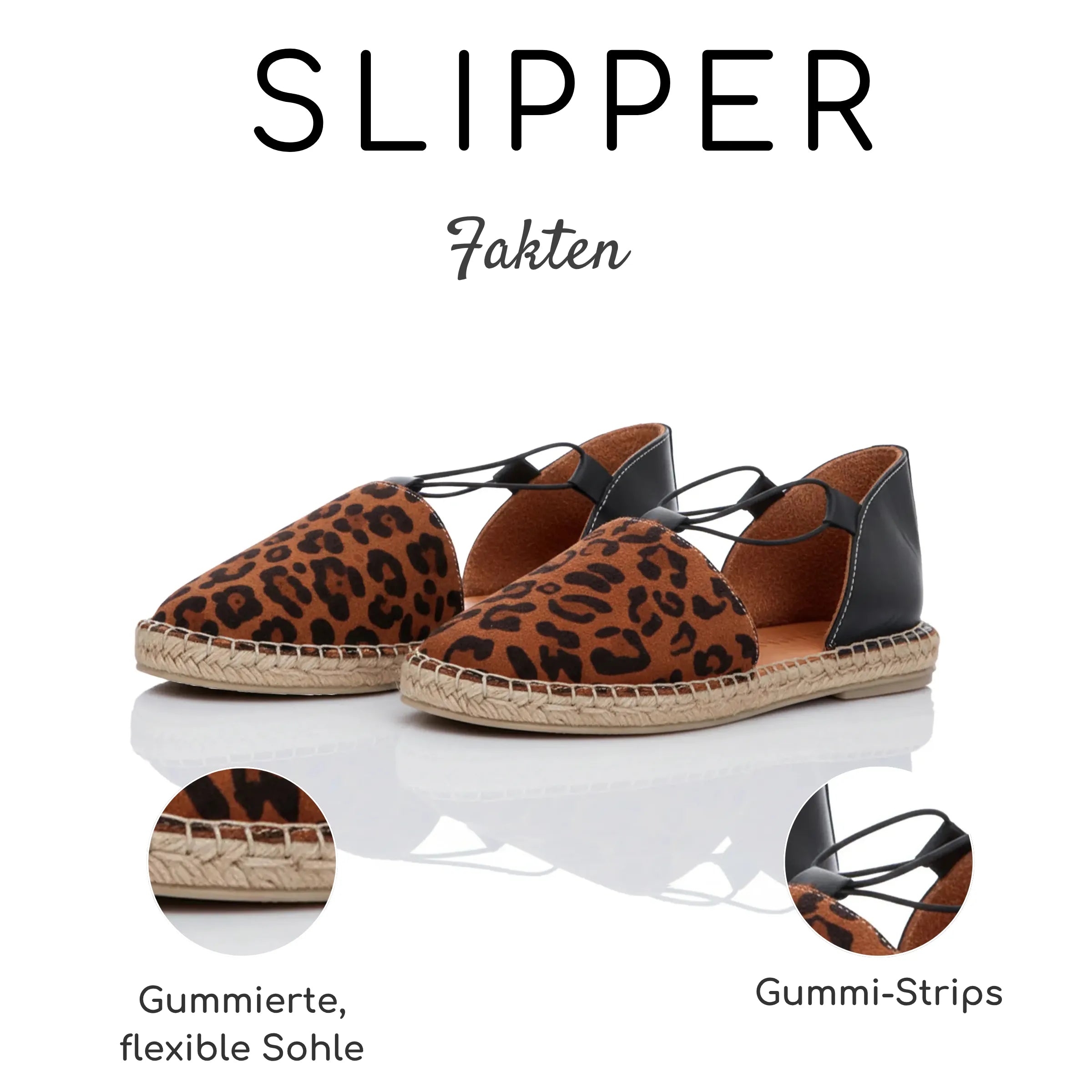 Gemini Damen Leo Slipper schwarz - Gemini Schuhe