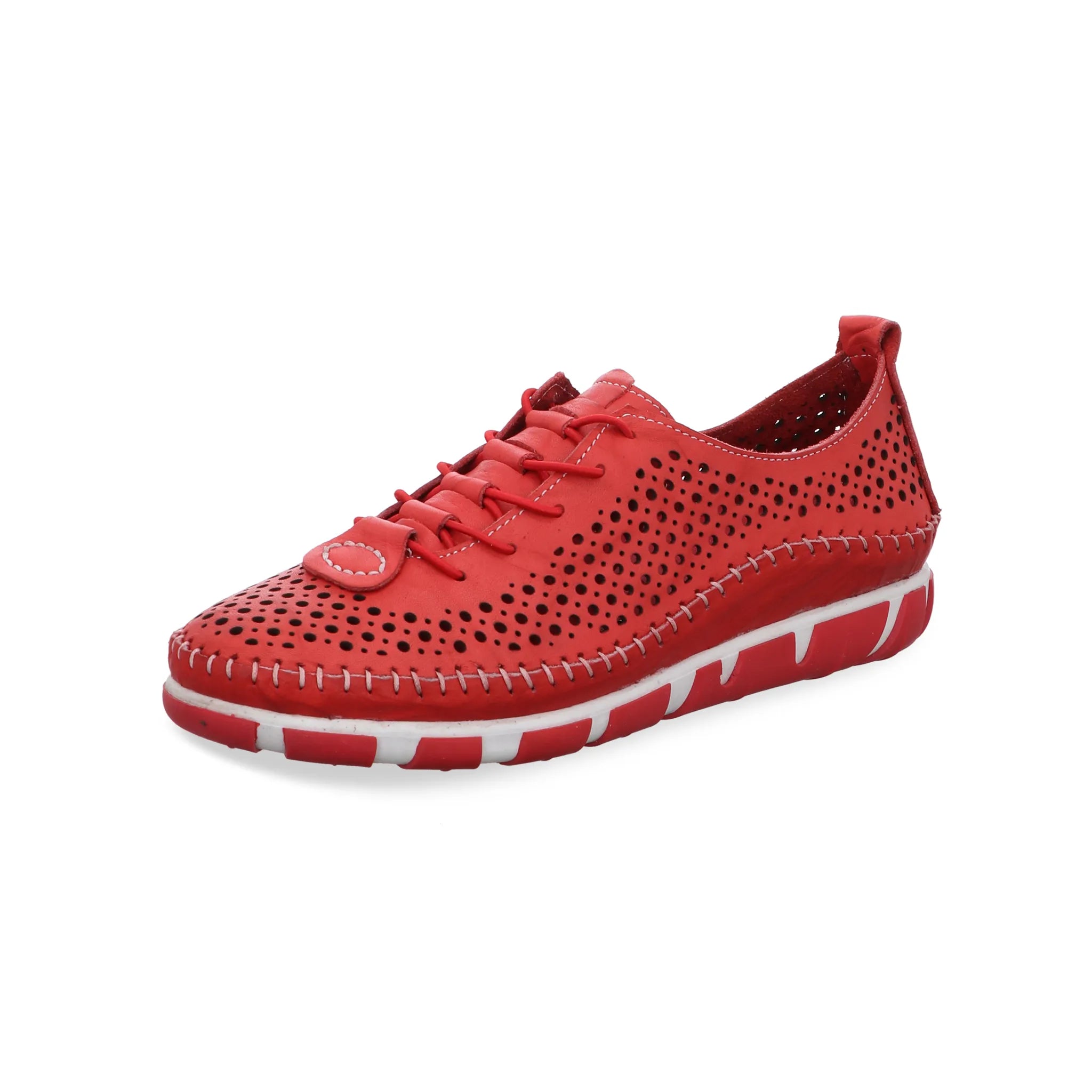 Gemini Damen Schnürschuh rot - Gemini Schuhe