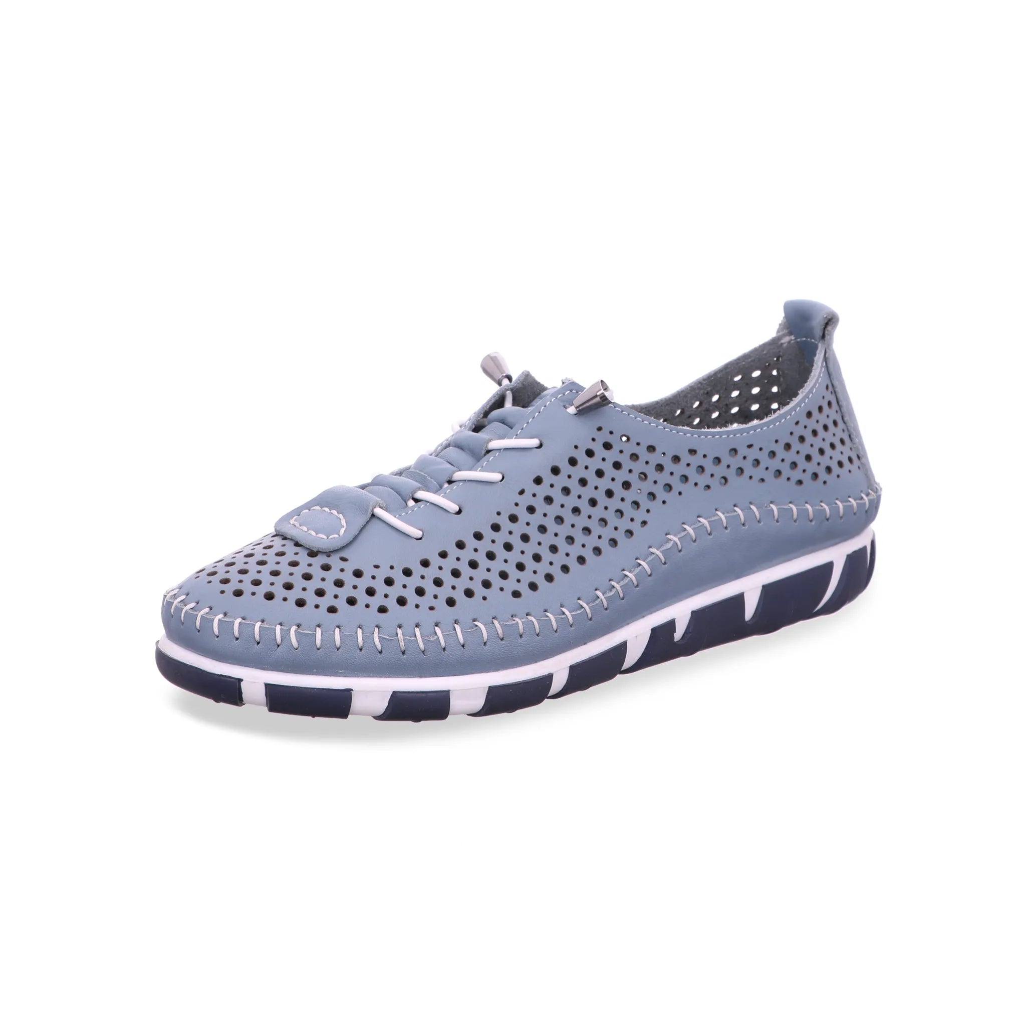 Gemini Damen Schnürschuh blau - Gemini Schuhe