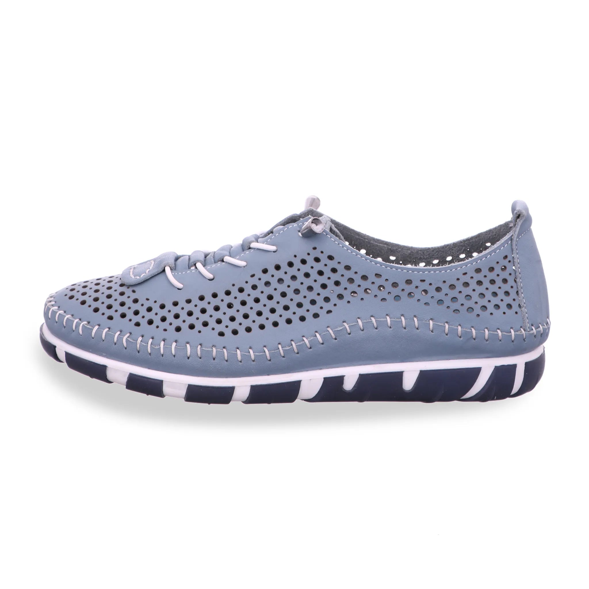 Gemini Damen Schnürschuh blau - Gemini Schuhe