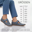 Gemini Damen Slipper blau Groessentabelle