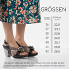 Gemini Damen Sandale schwarz Groessentabelle