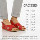 Gemini Damen Sandale rot 