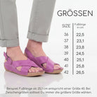 Gemini Damen Sandale lila