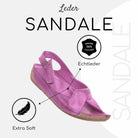 Gemini Damen Sandale lila