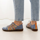 Gemini Damen Schnürschuh blau - Gemini Schuhe - Bildbeschreibung