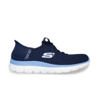 Skechers Damen Slip-ins blau - Gemini Schuhe