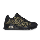 Skechers Damen Sneaker x JGoldcrown UNO schwarz - Gemini Schuhe