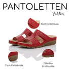 Gemini Damen Pantolette rot - Gemini Schuhe