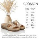 Gemini Damen Pantolette gold - Gemini Schuhe