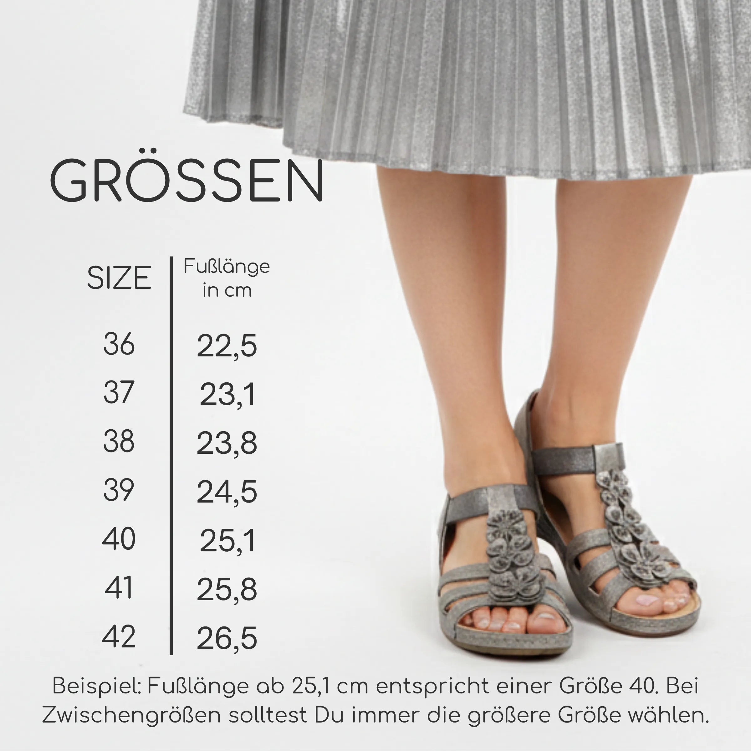Gemini Damen Sandale metallic bronze mit drei Riemen, Blumenaccessoires, Elastikverschluss