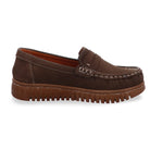 Gemini Damen Slipper braun/grün - Gemini Schuhe