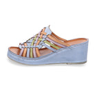 Gemini Damen Pantolette blau - Gemini Schuhe - Bildbeschreibung
