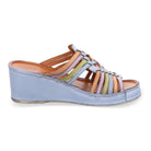 Gemini Damen Pantolette blau - Gemini Schuhe - Bildbeschreibung