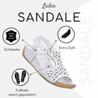 Gemini Damen Sandale weiß - Gemini Schuhe