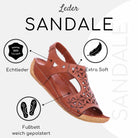 Gemini Damen Sandale braun - Gemini Schuhe
