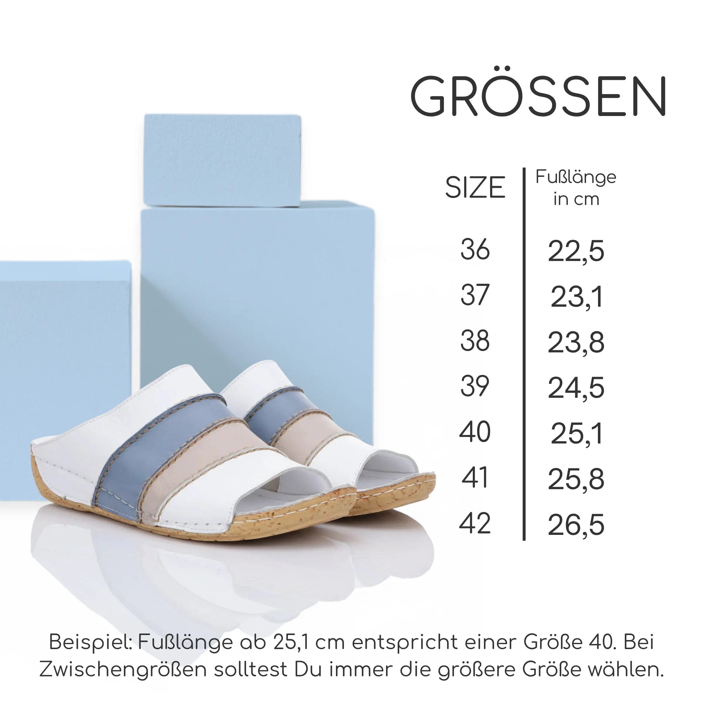 Gemini Damen Pantolette bunt - Gemini Schuhe