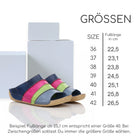 Gemini Damen Pantolette bunt - Gemini Schuhe