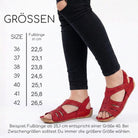 Gemini Damen Sandale rot - Gemini Schuhe