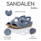 Gemini Damen Sandale blau - Gemini Schuhe