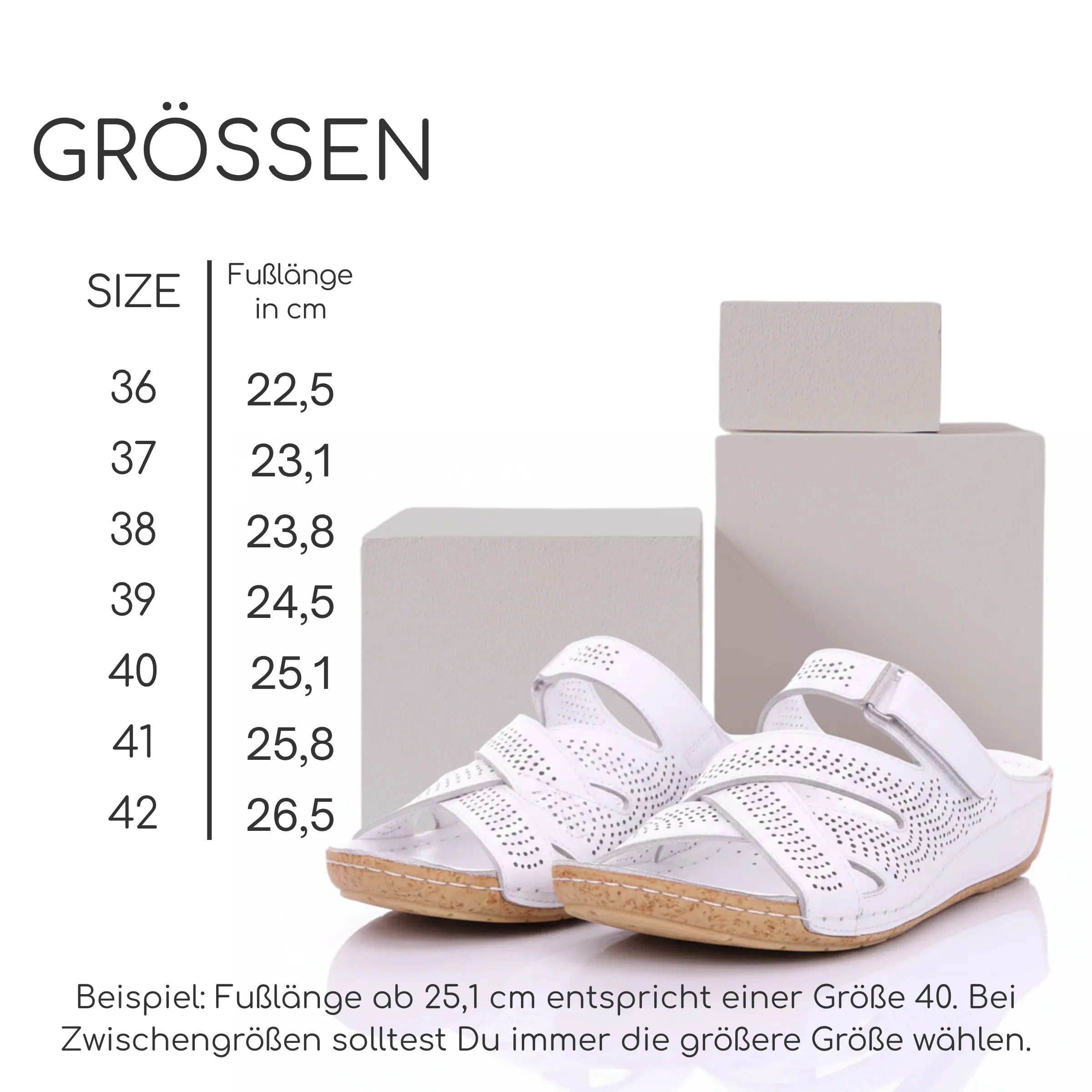 Gemini Damen Pantolette weiß - Gemini Schuhe