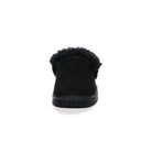 Gemini Damen Velour Pantolette schwarz - Gemini Schuhe - Bildbeschreibung