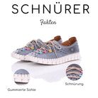 Gemini Damen Schnürschuh blau - Gemini Schuhe
