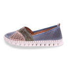 Gemini Damen Slipper blau - Gemini Schuhe