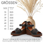 Gemini Damen Sandale schwarz - Gemini Schuhe