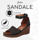 Gemini Damen Sandale schwarz - Gemini Schuhe