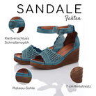 Gemini Damen Sandale blau - Gemini Schuhe