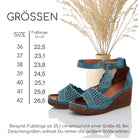 Gemini Damen Sandale blau - Gemini Schuhe