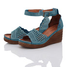 Gemini Damen Sandale blau - Gemini Schuhe